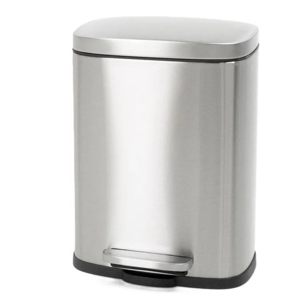 Відро для сміття з плавним закриттям прямокутне Mixxus Bevel-TC0105 SS Color 5л колір наржавійка (MI7086) - Фото 1 Відро для сміття з плавним закриттям прямокутне Mixxus Bevel-TC0105 SS Color 5л колір наржавійка (MI7086) - зображення 1