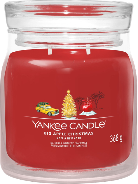 Świeca zapachowa Yankee Candle Signature Big Apple Christmas 368 g (5038581161914) - obraz 1