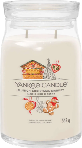 Świeca zapachowa Yankee Candle Munich Christmas Market 567 g (5038581161433) - obraz 1