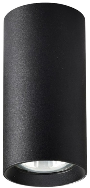Lampa tuba Light Prestige Manacor 17 cm 1 x GU10 czarna (LP-232/1D - 170 czarne) - obraz 1