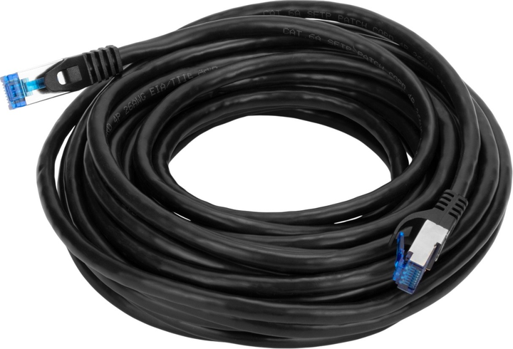 Патч-корд Montis Cat 6a S/FTP 25 m Black (MT116-25) - зображення 4