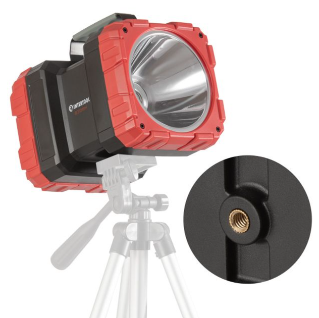 Фонарь переносной Intertool-Storm 10+10Вт x 1000Лм x 2*5000мAч 7 (LB-0150) - Фото 3 Фонарь переносной Intertool-Storm 10+10Вт x 1000Лм x 2*5000мAч 7 (LB-0150) - изображение 3