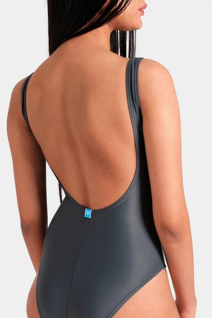 Купальник жіночий Arena TEAM STRIPE SWIMSUIT U BACK 007058-550 S Графітовий - Фото 5 Купальник жіночий Arena TEAM STRIPE SWIMSUIT U BACK 007058-550 S Графітовий - изображение 5