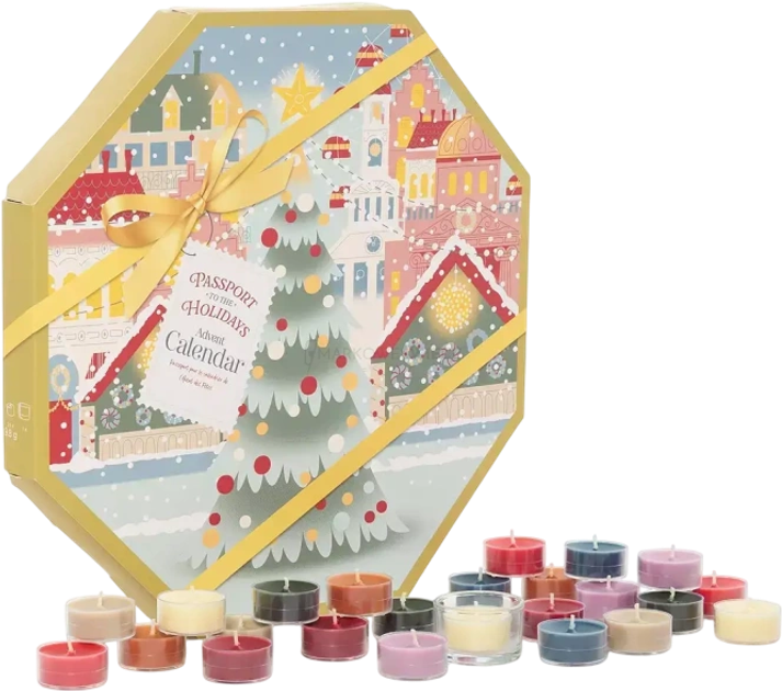 Kalendarz Adwentowy Yankee Candle Passport to The Holidays 24 szt (5038581163734) - obraz 3