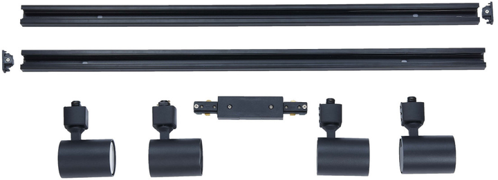 Lampa wisząca Light Prestige Snow SET 1F 4xGU10 Black (LP-737 BK SET) - obraz 6