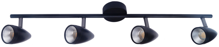 Lampa sufitowa Light Prestige Cortino LED 3000K Black (LP-2638/4W) - obraz 1