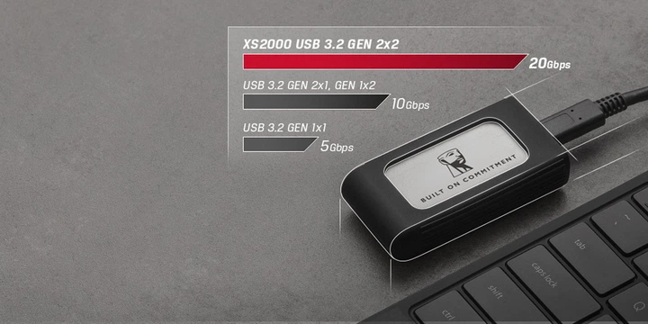 SSD диск Kingston XS2000 BoC Portable SSD 1TB USB 3.2 Gen 2x2 IP55