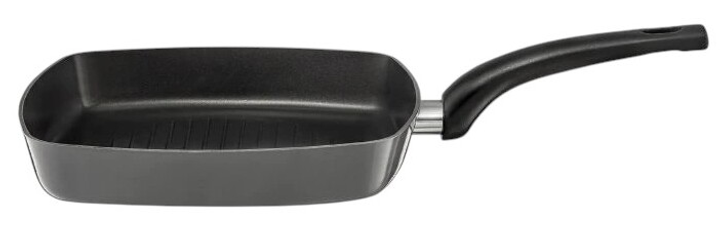 Patelnia grillowa Homla Oro Czarna 26 cm (5904134600585) - obraz 1