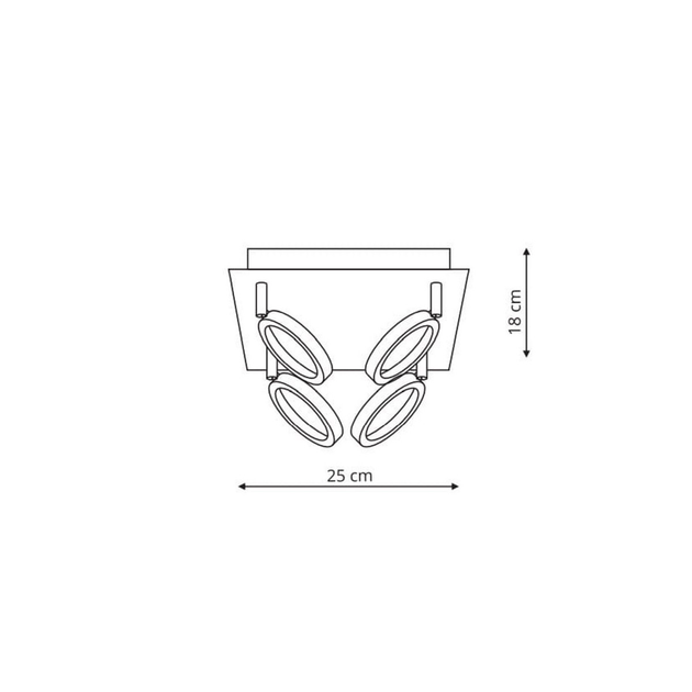 Lampa wisząca Light Prestige Carrara LED 3000K Silver (LP-1864/4C) - obraz 7