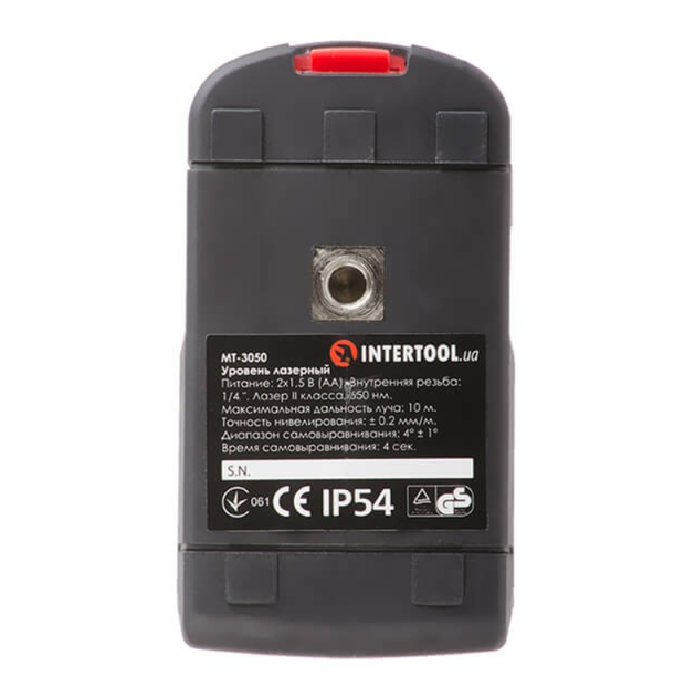 Рівень лазерний Intertool 2 головки (MT-3050) робоча відстань 10 м - зображення 7