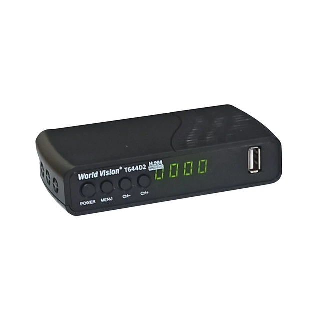 Т2 приставка World Vision T644D2 FM - Фото 1 Т2 приставка World Vision T644D2 FM - изображение 1