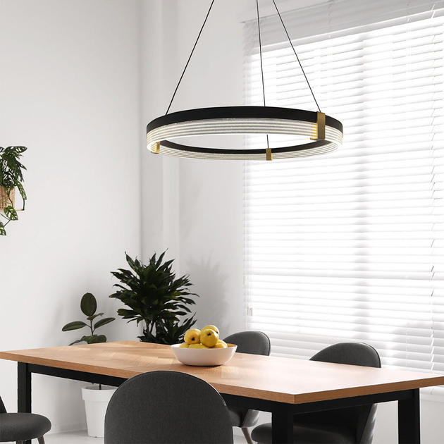 Підвісний світильник Light Prestige Plum LP-0407/1P M BK Triangle - зображення 7