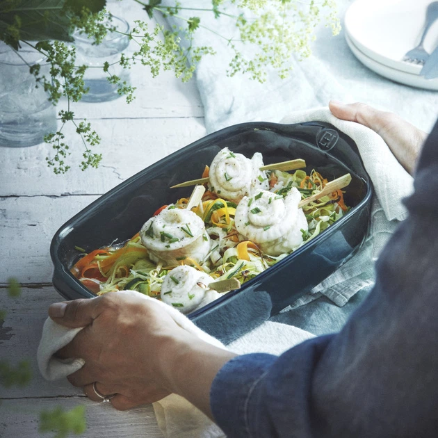 Форма для запекания керамическая Emile Henry Ovenware 36x23 см зеленый 079652 (08701285) - изображение 6