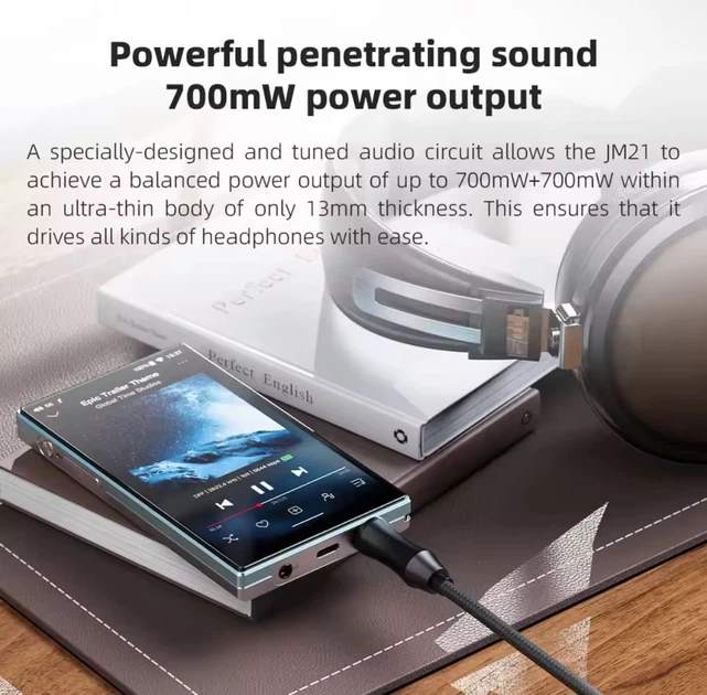 FiiO JM21 Black – Премиальный Hi-Res аудиоплеер с двойным CS43198