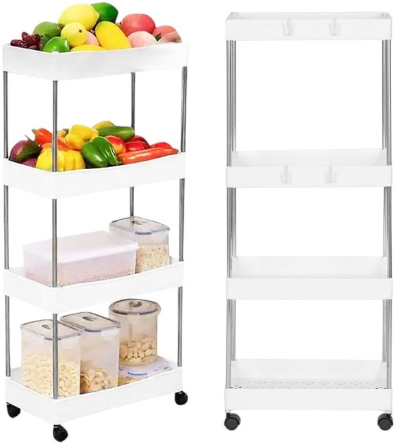 Regał ModernHome by Multistore 4 półki biały (PJJCBS101-04) - obraz 4