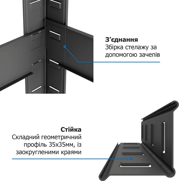 Стеллаж металлический Меткас окрашенный "Бюджет" 1600х900х300 мм 4 полки МДФ (ВС16015 09030 42) - изображение 7