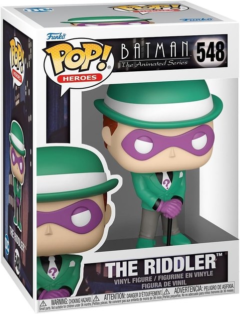 Ігрова фігурка Funko Pop! Анімація: BTAS S5 – The Riddler 548 (0889698835169) - зображення 1