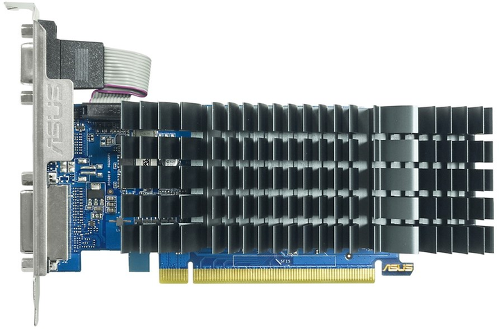 Karta graficzna ASUS PCI-Ex GeForce GT 710 EVO 2GB DDR5 (64bit) (954/5012) (VGA, HDMI, DVI-D) (GT710-SL-2GD5-BRK-EVO) - obraz 1