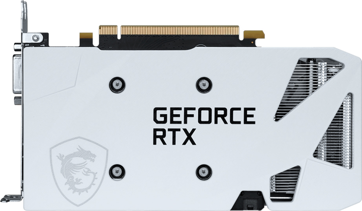 Відеокарта MSI PCI-Ex GeForce RTX 3050 Ventus 2X XS White 8G OC 8GB GDDR6 (128bit) (1807/14000) (HDMI, DisplayPort, DL-DVI-D) (RTX 3050 VENTUS 2X XS WHITE 8G OC) - зображення 3
