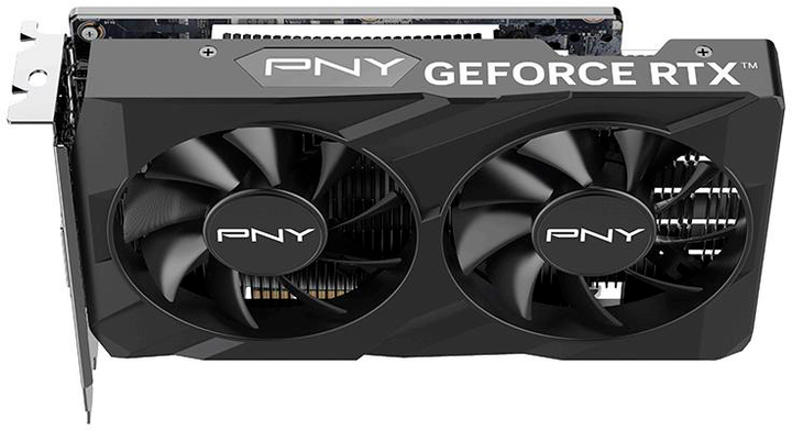 Karta graficzna PNY PCI-Ex GeForce RTX 3050 VERTO Dual Fan 6GB GDDR6 (96bit) (1042/14000) (HDMI, DisplayPort, DVI) (VCG30506DFXPB1) - obraz 4
