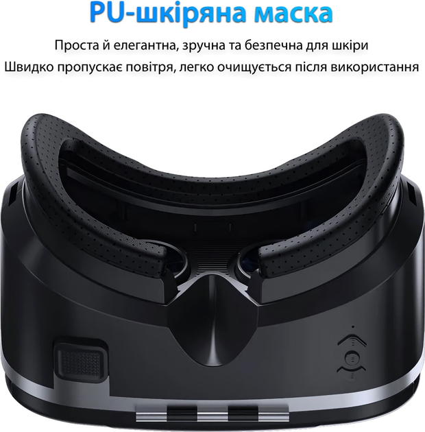 Окуляри-шолом віртуальної реальності Shinecon VR SC-G02ED + Джойстик Shinecon SC-B01 (SC-G02ED+SC-B01) - зображення 7
