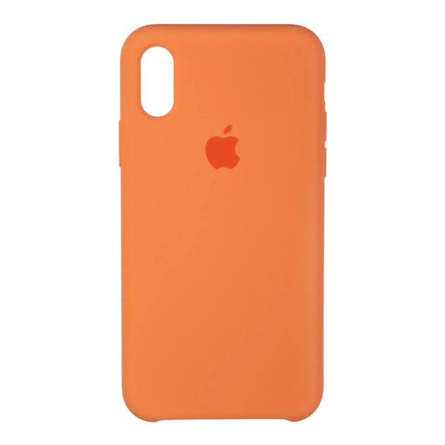 Silicone Case Original for Apple iPhone XS/X (HC) - Papaya - Фото 1 Silicone Case Original for Apple iPhone XS/X (HC) - Papaya - изображение 1