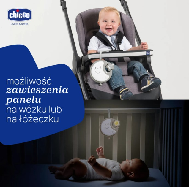 Карусель на ліжечко Chicco First Dream Next2Dreams 3 в 1 Бежева (8058664051946) - зображення 9
