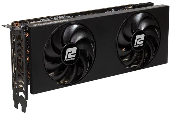 Karta graficzna Powercolor PCI-Ex Radeon RX 7800 XT 16GB GDDR6 (256bit) (2430/19500) (1 x HDMI, 3 x DisplayPort) (RX7800XT 16G-P) - obraz 2