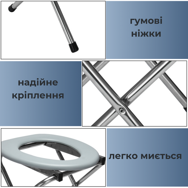 Туалетное сиденье AIRM HEALTH складное (7979) - Фото 5 Туалетное сиденье AIRM HEALTH складное (7979) - изображение 5