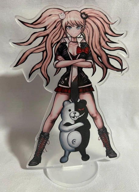 Фигурка акриловая Джунко Эношима с Монокума из Danganronpa 15 см - изображение 2