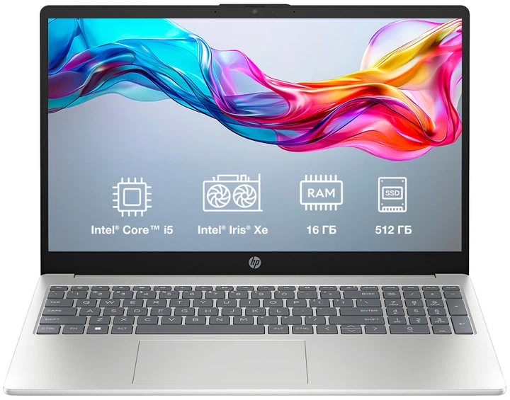 Ноутбук HP Laptop 15-fd0126ua (BF1J7EA) Natural Silver / 15.6