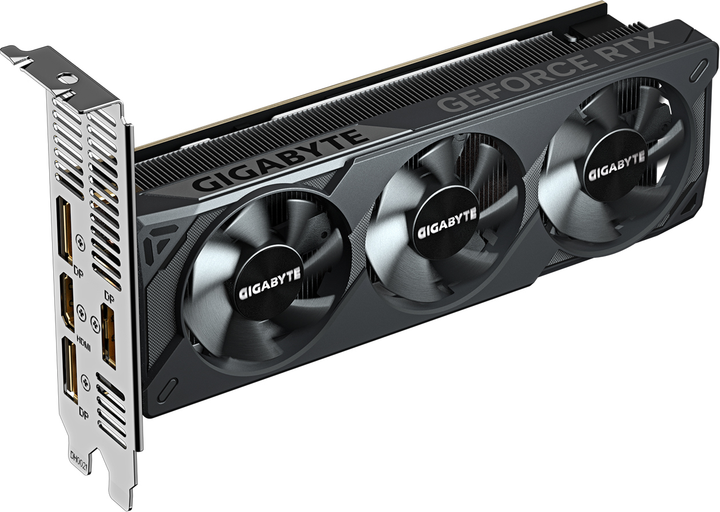 Karta graficzna Gigabyte PCI-Ex GeForce RTX 5060 OC Low Profile 8G 8GB GDDR7 (128bit) (2512/28000) (HDMI, 3 x DisplayPort) (GV-N5060OC-8GL) - obraz 4