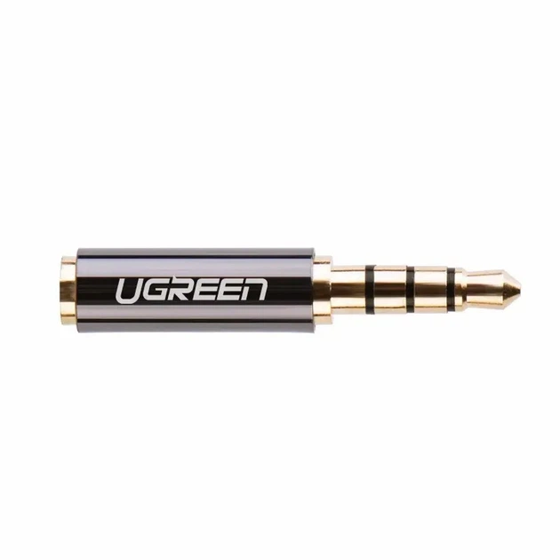 Перехідник Ugreen аудіо 3.5 mm штекер to 2.5 mm роз'єм 20502 (Сірий) - изображение 2