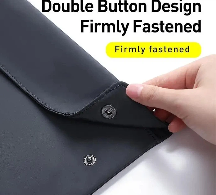 Сумка для ґаджетів Baseus Folding Series 16" Laptop Sleeve LBZD-B0G (Сіра) - Фото 7 Сумка для ґаджетів Baseus Folding Series 16" Laptop Sleeve LBZD-B0G (Сіра) - изображение 7