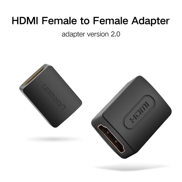 З'єднувач HDMI v2.0 Ugreen 20107 (Чорний) - Фото 6 З'єднувач HDMI v2.0 Ugreen 20107 (Чорний) - изображение 6
