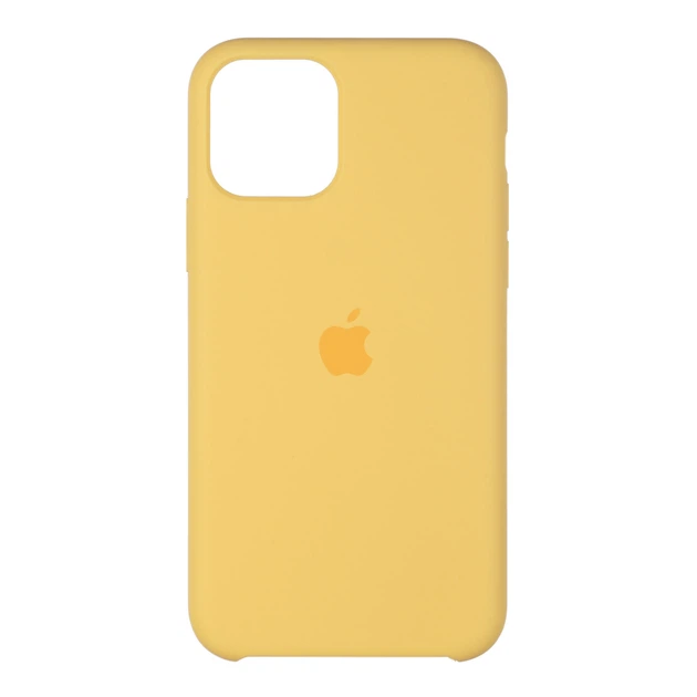 Чохол Original Silicone Case для Apple iPhone 11 Pro Max Yellow (ARM55431) - Фото 1 Чохол Original Silicone Case для Apple iPhone 11 Pro Max Yellow (ARM55431) - зображення 1