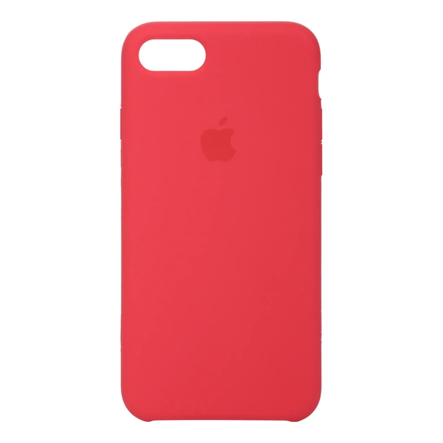 Silicone Case Original for Apple iPhone SE 2022/2020/8/7 (HC) - Red Raspberry - Фото 1 Silicone Case Original for Apple iPhone SE 2022/2020/8/7 (HC) - Red Raspberry - изображение 1