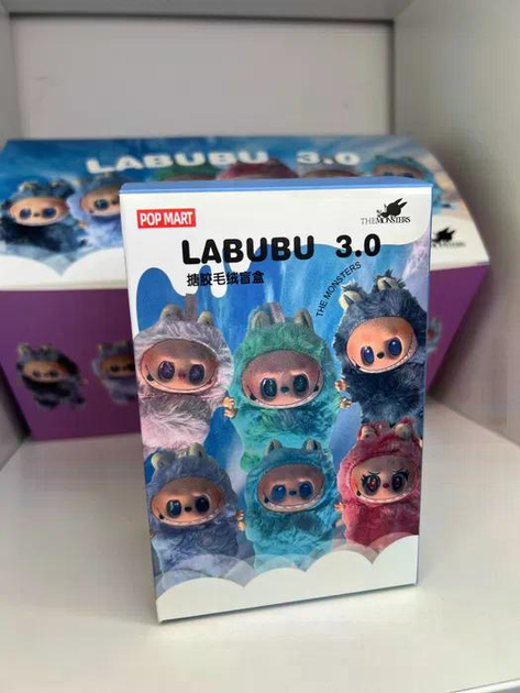 ぬいぐるみ LABUBU THE MONSTERS 3.0 Плюшевая игрушка сюрприз Монстр Лабубу LABUBU 3.0 Big into