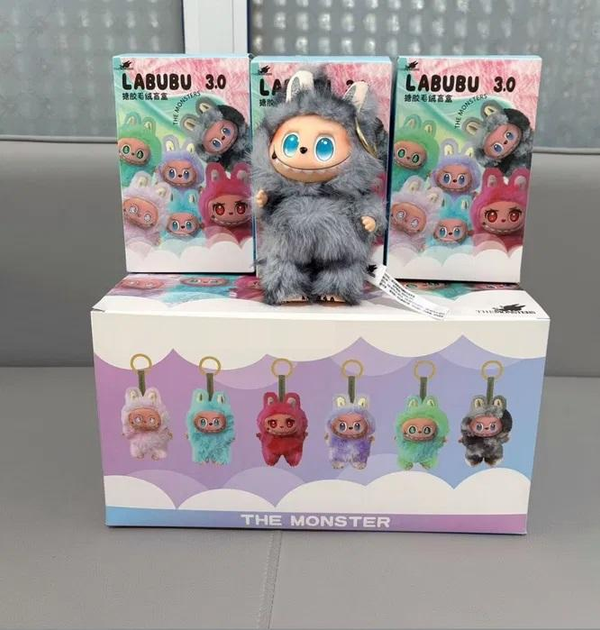 ぬいぐるみ LABUBU THE MONSTERS 3.0 Плюшевая игрушка сюрприз Монстр Лабубу LABUBU 3.0 Big into