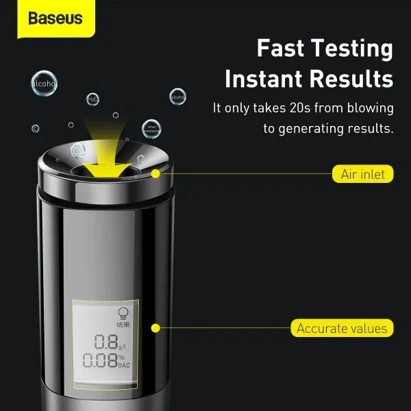 Алкотестер Baseus CRCX-01 - изображение 3