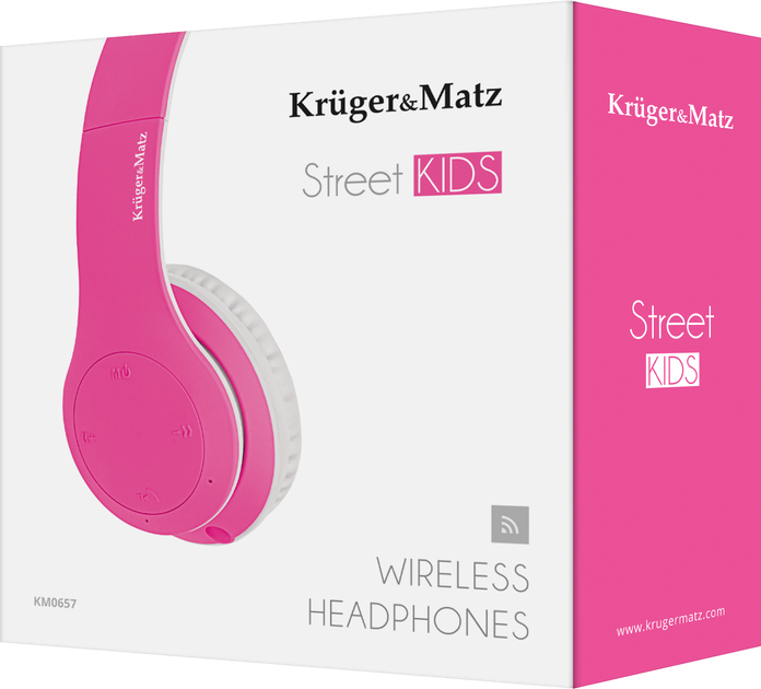Навушники Kruger&Matz Street Kids Pink (5901890046961) - зображення 7