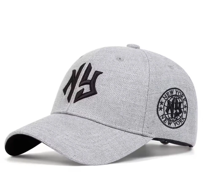 Кепка бейсболка New York NY с вышивкой мужская женская регулируется unisex серая (131325) - Фото 1 Кепка бейсболка New York NY с вышивкой мужская женская регулируется unisex серая (131325) - изображение 1