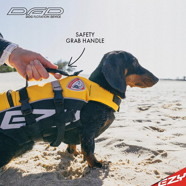 Kamizelka Ezydog Life jacket S 9 - 20 kg żółta (5708214988545) - obraz 5