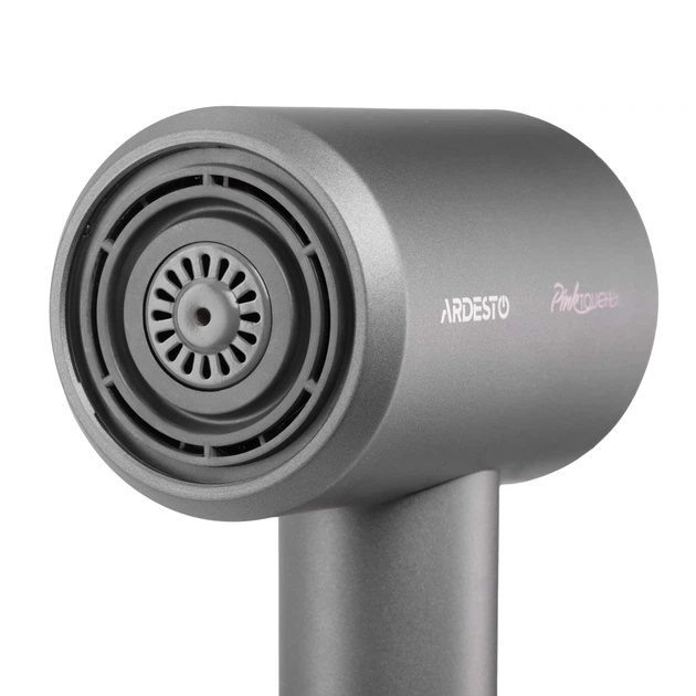 Фен Ardesto Pink Touch, 1600Вт, 2 швидкості, 3темп.режими, іонізація, дифузор, магнітні насадки, сірий+рожевий - Фото 15 Фен Ardesto Pink Touch, 1600Вт, 2 швидкості, 3темп.режими, іонізація, дифузор, магнітні насадки, сірий+рожевий - изображение 15