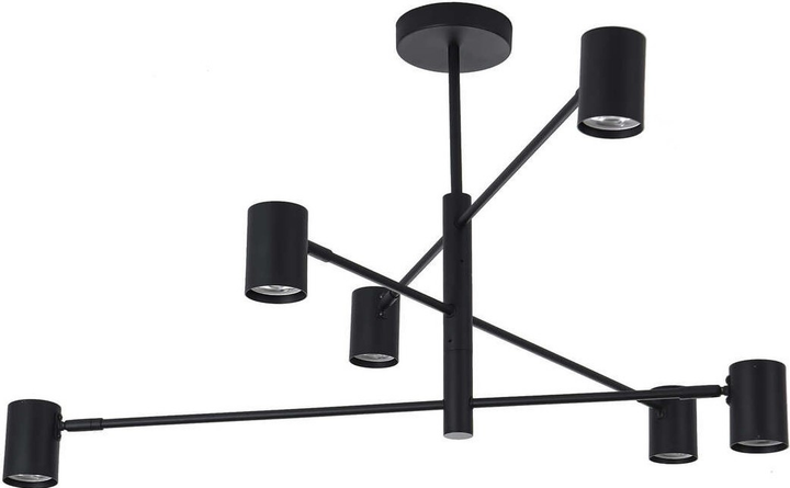Lampa wisząca Snow 6 6xGU10 Czarna (LP-731/6P BK) - obraz 1