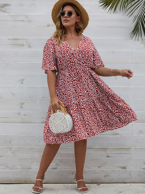 Сукня літня жіноча SHEIN GD-00170822 XL Червона від Rozetka на платформі USKIDKA Акція на Сукня літня жіноча SHEIN GD-00170822 XL Червона від Rozetka