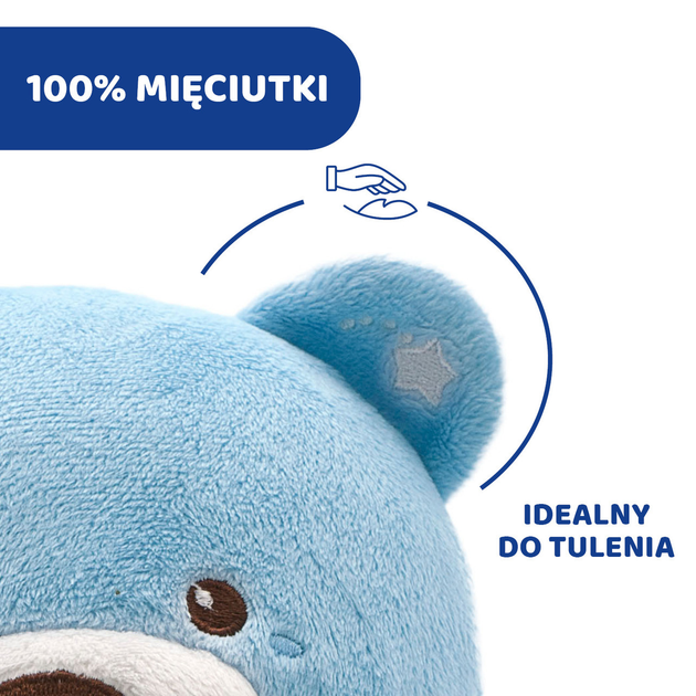 Нічник проектор Chicco First Dreams Ведмедик Синій (8058664060368) - зображення 6