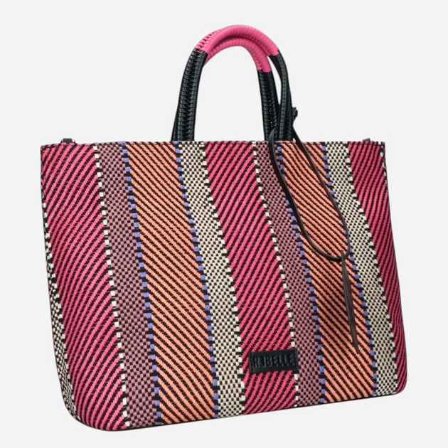 Сумка шопер жіноча тканинна Rebelle Filippa REB0184T0012-0074 Рожева (800070340304) - зображення 3