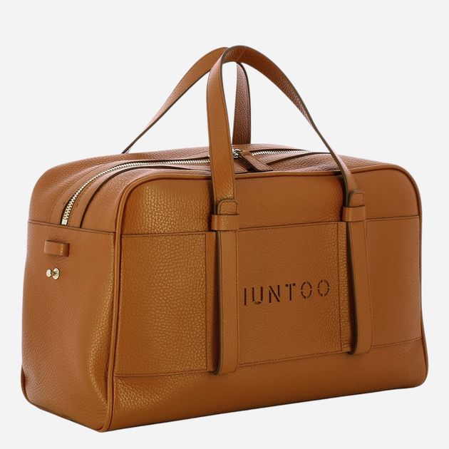 Torebka shopper damska skórzana IUNTOO Priora 187001-CUOIO-C17 Brązowa - obraz 3
