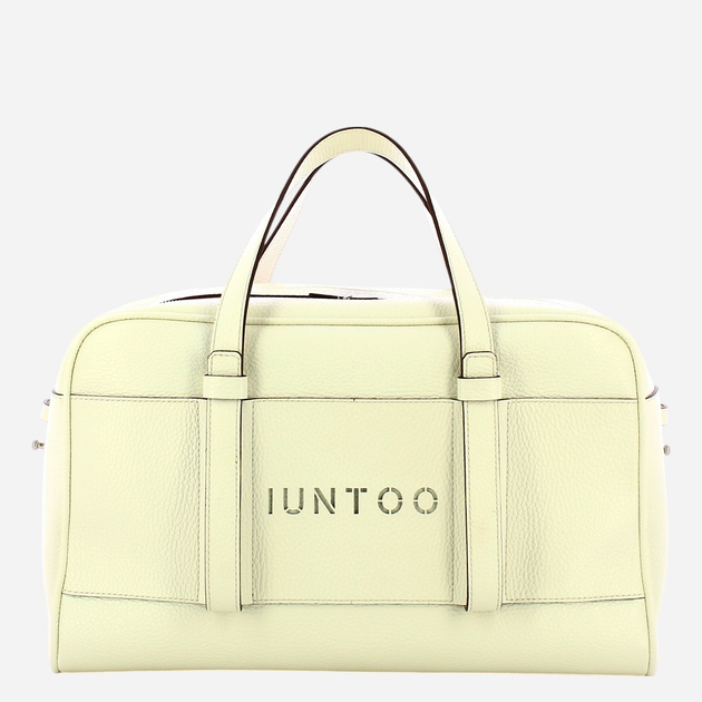 Сумка шопер жіноча з натуральної шкіри IUNTOO Priora 187001-PANNA-C38 Біла (800070340447) - зображення 4